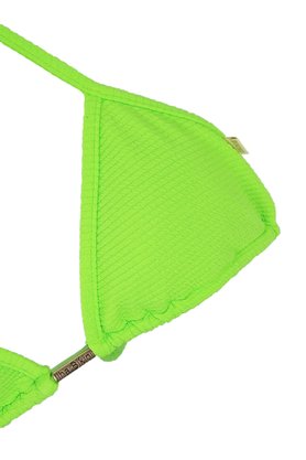 Sutiã Biquíni Farol Verde Neon Texturizado