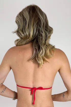 Sutiã Farol Miçangas Vermelho