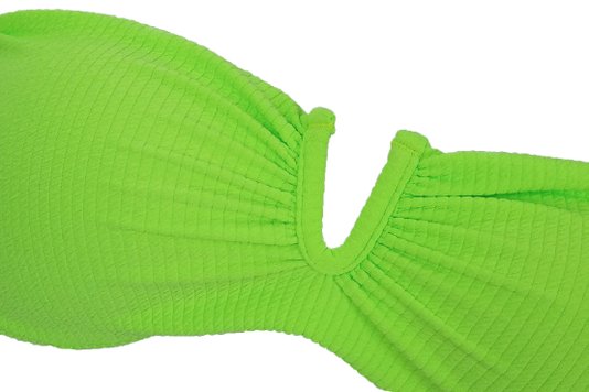 Sutiã Biquíni Itapirubá Verde Neon Texturizado