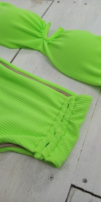 Sutiã Biquíni Itapirubá Verde Neon Texturizado