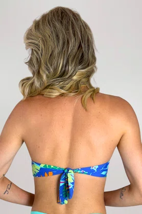 Sutiã Biquíni Zimbros Tropical Folhas