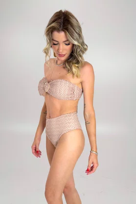 Sutiã Biquíni Zimbros Renda Nude