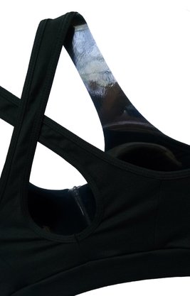 Top Eloá Preto IB SPORT