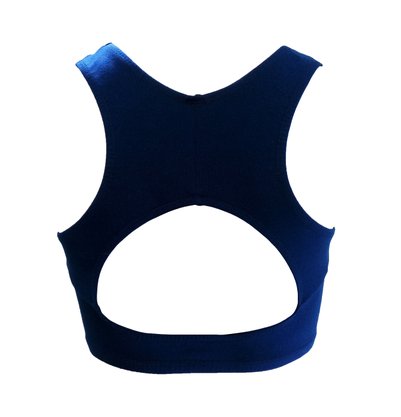 Top Meia Lua Azul Marinho