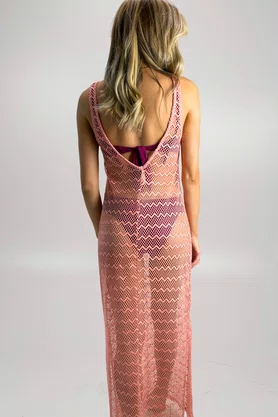 Vestido Longo Laranja Paraíba | Ilha Bikini