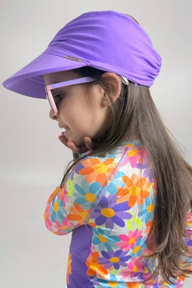 Viseira Turbante Infantil Ametista