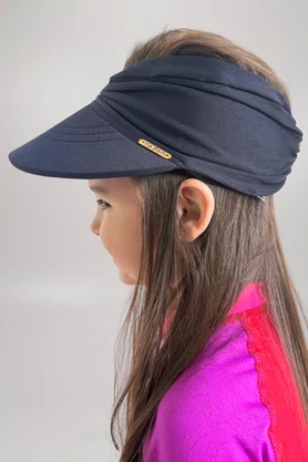 Viseira Turbante Infantil Preta