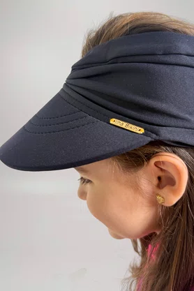 Viseira Turbante Infantil Preta