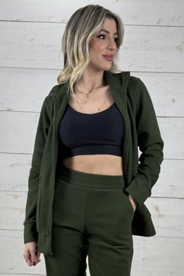 Jaqueta Soft Praxis Verde Musgo