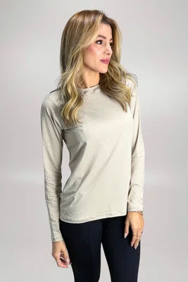 Blusa Penélope Manga Longa Nevada com Proteção UV | IB SPORT