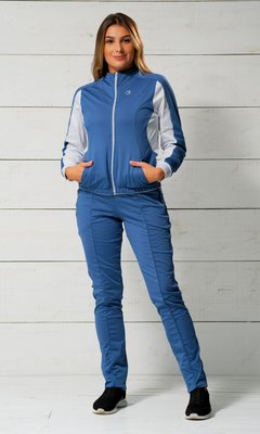 Calça Com Friso IB SPORT Azul Grisáceo