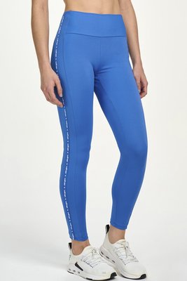 Legging Elástico Personalizado Alto Giro Azul Índigo