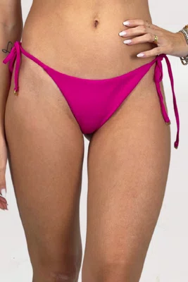 Calcinha Biquíni Laguna Textura Pitaya