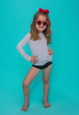 Calcinha De Biquíni Confort Infantil Preta