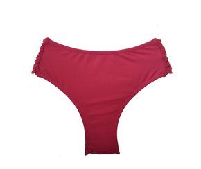 Calcinha De Biquíni Praia Brava Vermelho Carmim