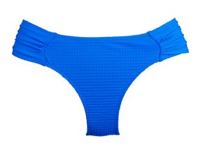 Calcinha De Biquíni Noronha Azul Com Textura