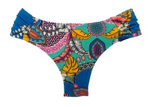Calcinha De Biquíni Trancoso Colorido Folhas