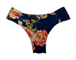 Calcinha De Biquíni Trancoso Floral Laranja