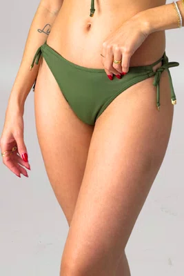 Calcinha De Biquíni Daniela Verde Musgo