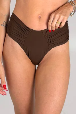 Calcinha De Biquíni Açores Marrom