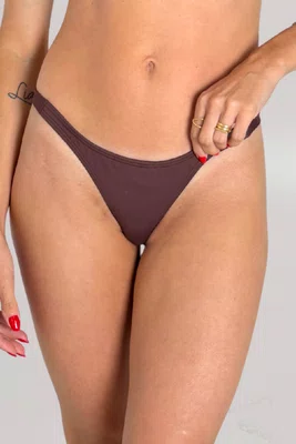 Calcinha De Biquíni Farol Marrom