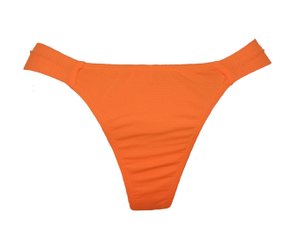 Calcinha De Biquíni Fio Dental Confort Laranja
