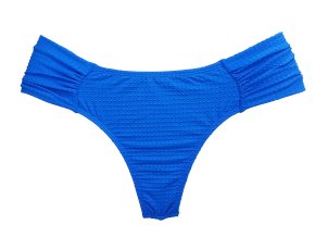 Calcinha De Biquíni Noronha Texturizada Azul