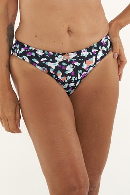 Calcinha De Biquíni Camboriú Preto Animal Print