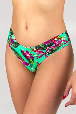Calcinha De Biquíni Trancoso Fúcsia Floral