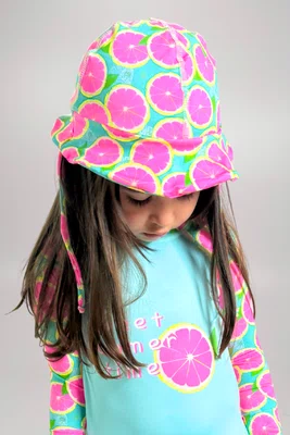 Chapéu Kids Laranjas Neon