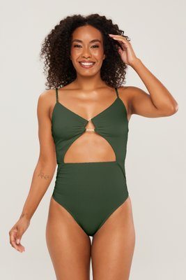 Maiô Bonito Musgo Textura