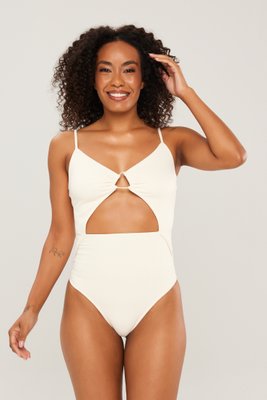 Maiô Bonito Off White Textura