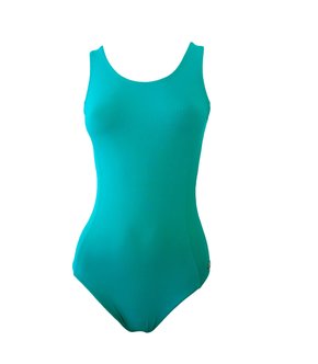 Maiô De Natação Azul Turquesa