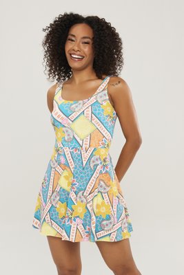 Maiô Porto Seguro Floral Turquesa