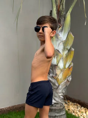 Sunga De Natação Infantojuvenil Preta