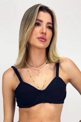 Sutiã Biquíni Açores Black Textura