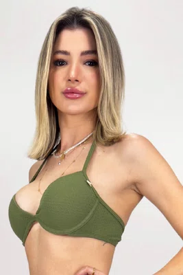 Sutiã Biquíni Austrália Alcaparra Crimp