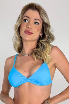 Sutiã Biquíni Laguna Azul Celeste