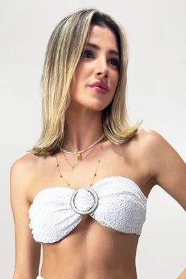 Sutiã Biquíni Zimbros Renda Branco