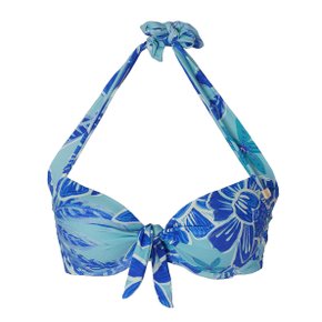 Sutiã Biquíni Bombinhas Folhas Azul