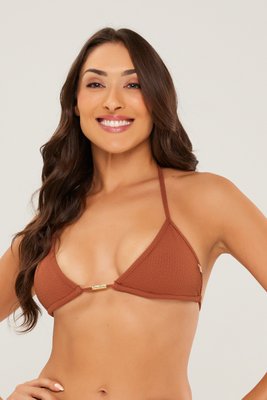 Sutiã Biquíni Farol Textura Capuccino