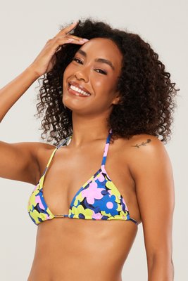 Sutiã Biquíni Farol Violeta Flores