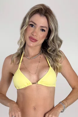 Sutiã Biquíni Farol Amarelo Manteiga