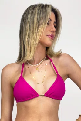 Sutiã Biquíni Farol Textura Pitaya