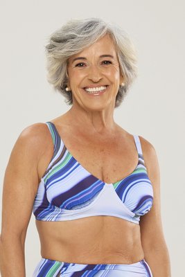 Sutiã Biquíni Amores Azul Ondas