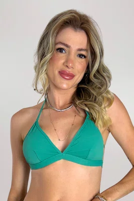 Sutiã Biquíni Noronha Textura Verde Jade