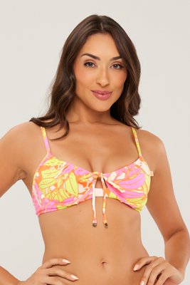 Sutiã Biquíni Pipa Neon Folhas