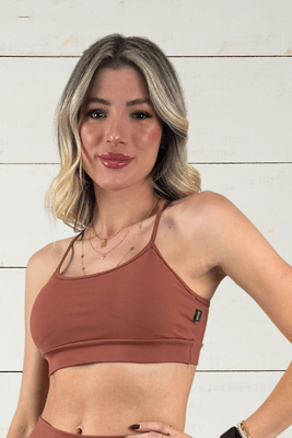 Top Maitê Marrom IB SPORT