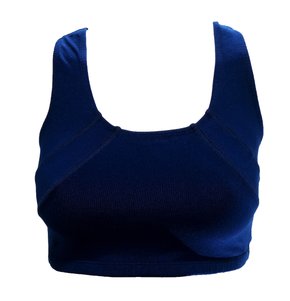 TOP DECOTE V HIIT AZUL ROYAL