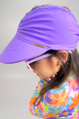 Viseira Turbante Infantil Ametista